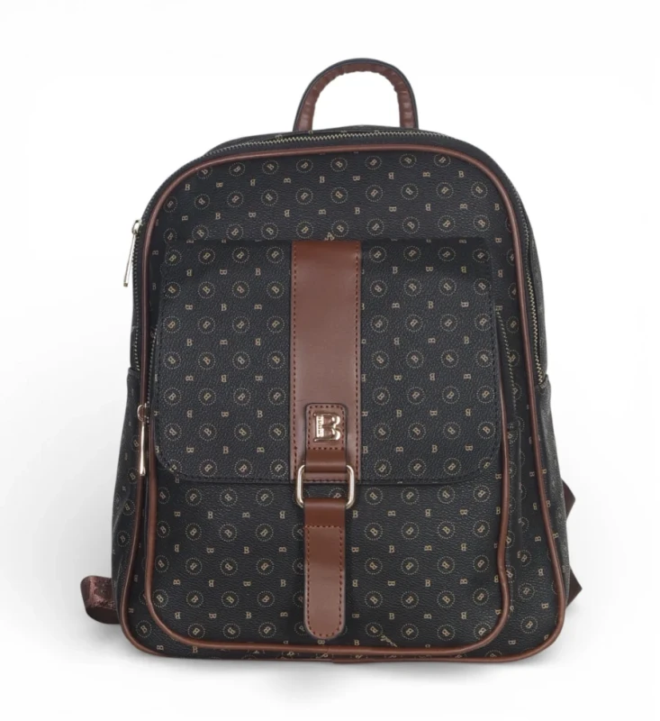 Briciole Italy – plecak damski elegancki skóra ekologiczna wzór złote dodatki WIOSNA/LATO 2026