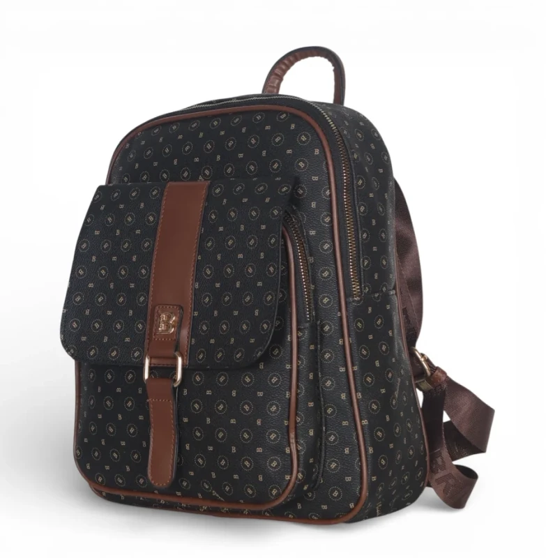 Briciole Italy – plecak damski elegancki skóra ekologiczna wzór złote dodatki WIOSNA/LATO 2026