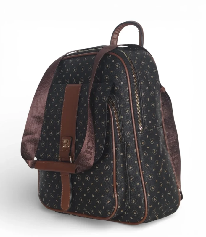 Briciole Italy – plecak damski elegancki skóra ekologiczna wzór złote dodatki WIOSNA/LATO 2026