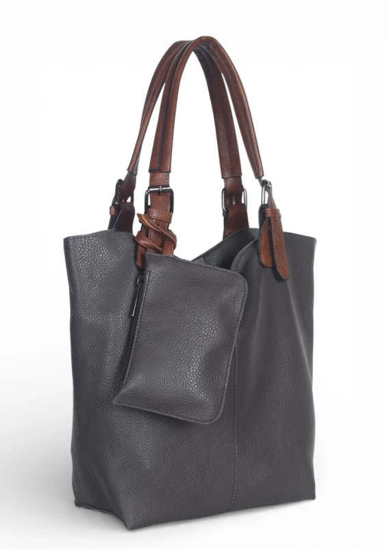 Torebka damska shopper 2w1 Saszetka na pasku