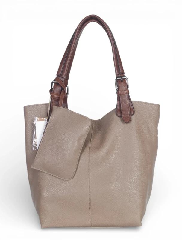 Torebka damska shopper 2w1 Saszetka na pasku