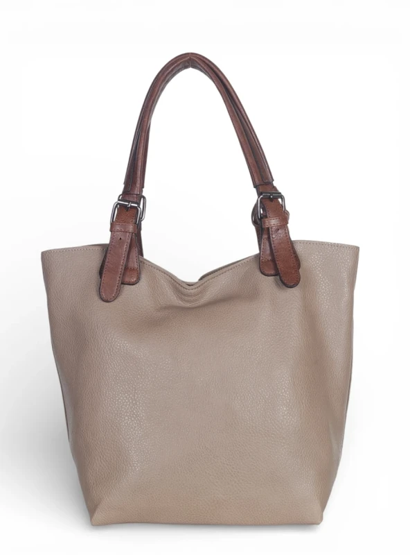 Torebka damska shopper 2w1 Saszetka na pasku