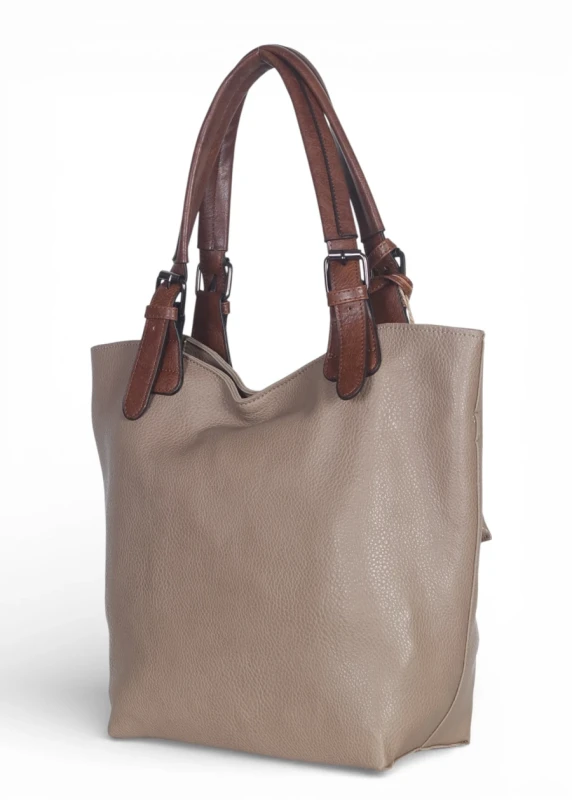 Torebka damska shopper 2w1 Saszetka na pasku