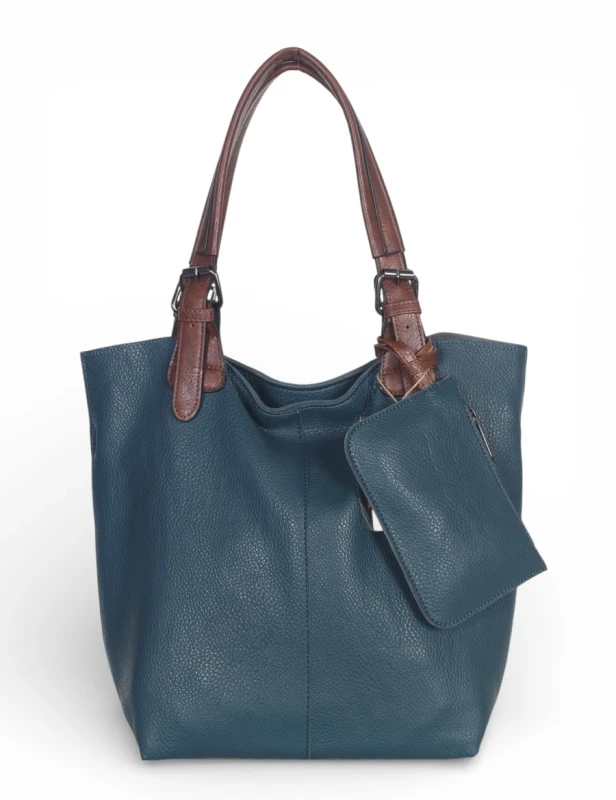 Torebka damska shopper 2w1 Saszetka na pasku