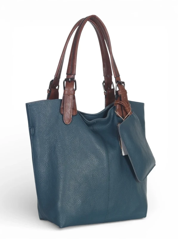 Torebka damska shopper 2w1 Saszetka na pasku