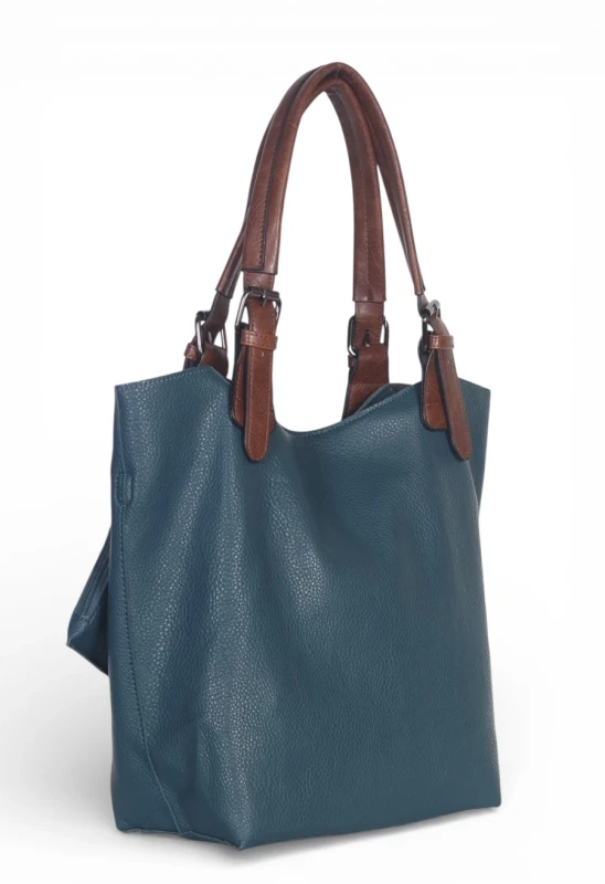 Torebka damska shopper 2w1 Saszetka na pasku