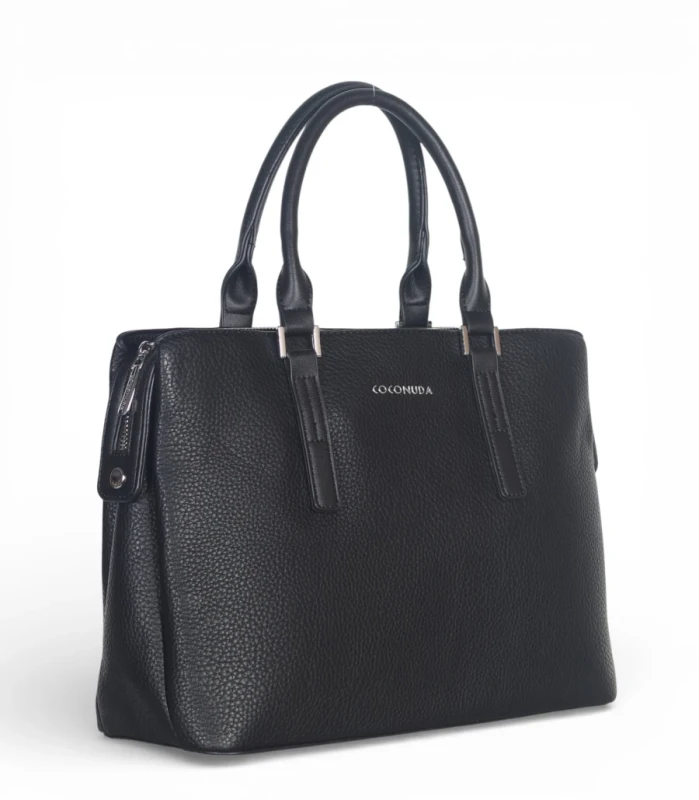Coconuda Italy – elegancka torebka kuferek damski A4 skóra ekologiczna aktówka biznesowa