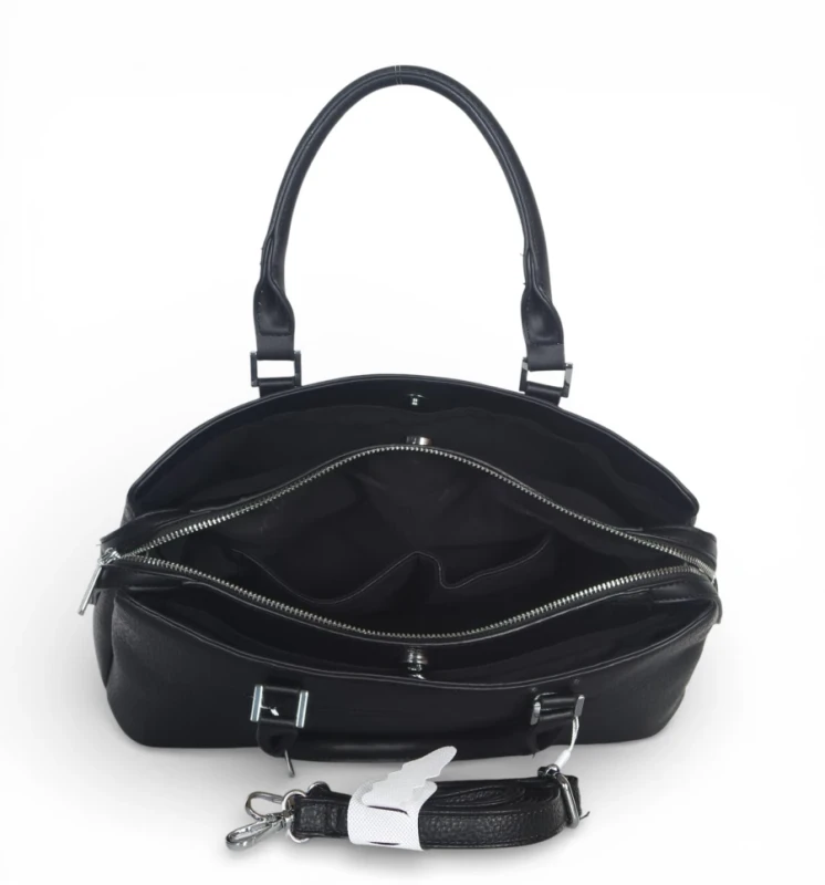 Coconuda Italy – elegancka torebka kuferek damski A4 skóra ekologiczna aktówka biznesowa