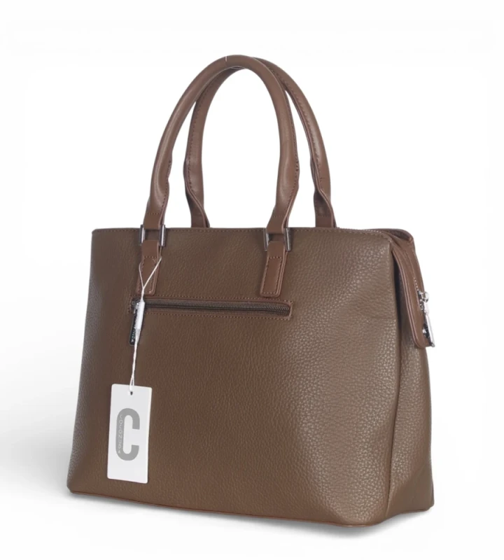 Coconuda Italy – elegancka torebka kuferek damski A4 skóra ekologiczna aktówka biznesowa