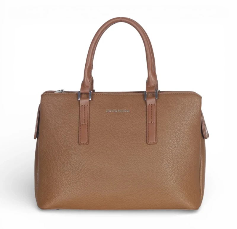 Coconuda Italy – elegancka torebka kuferek damski A4 skóra ekologiczna aktówka biznesowa