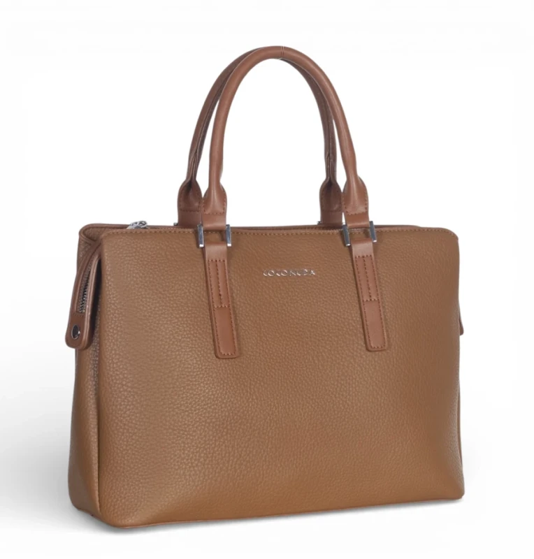 Coconuda Italy – elegancka torebka kuferek damski A4 skóra ekologiczna aktówka biznesowa