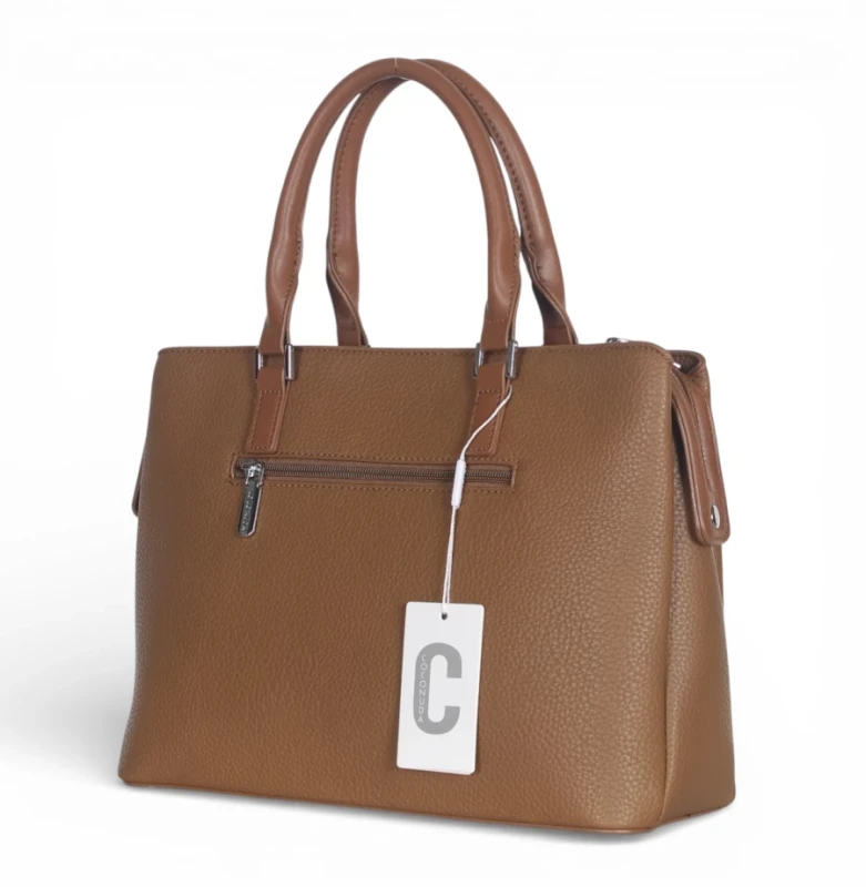 Coconuda Italy – elegancka torebka kuferek damski A4 skóra ekologiczna aktówka biznesowa