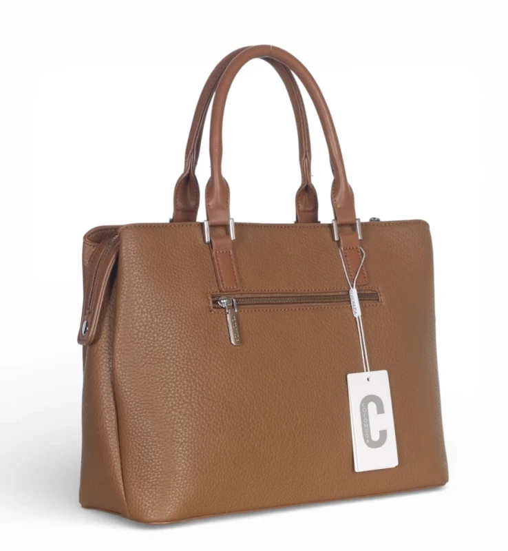 Coconuda Italy – elegancka torebka kuferek damski A4 skóra ekologiczna aktówka biznesowa