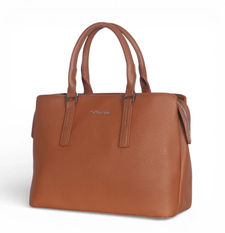 Coconuda Italy – elegancka torebka kuferek damski A4 skóra ekologiczna aktówka biznesowa