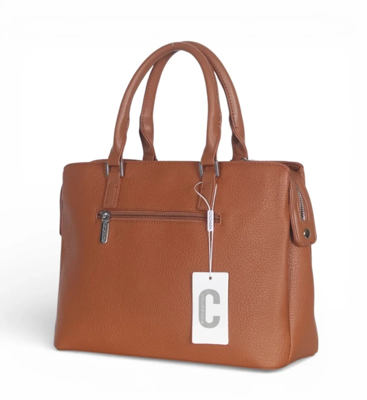 Coconuda Italy – elegancka torebka kuferek damski A4 skóra ekologiczna aktówka biznesowa