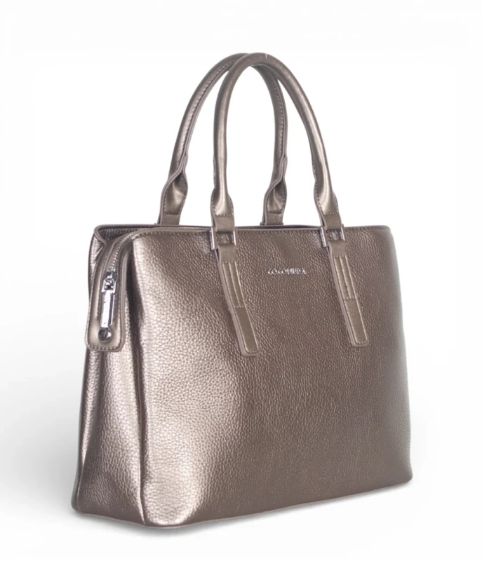 Coconuda Italy – elegancka torebka kuferek damski A4 skóra ekologiczna aktówka biznesowa