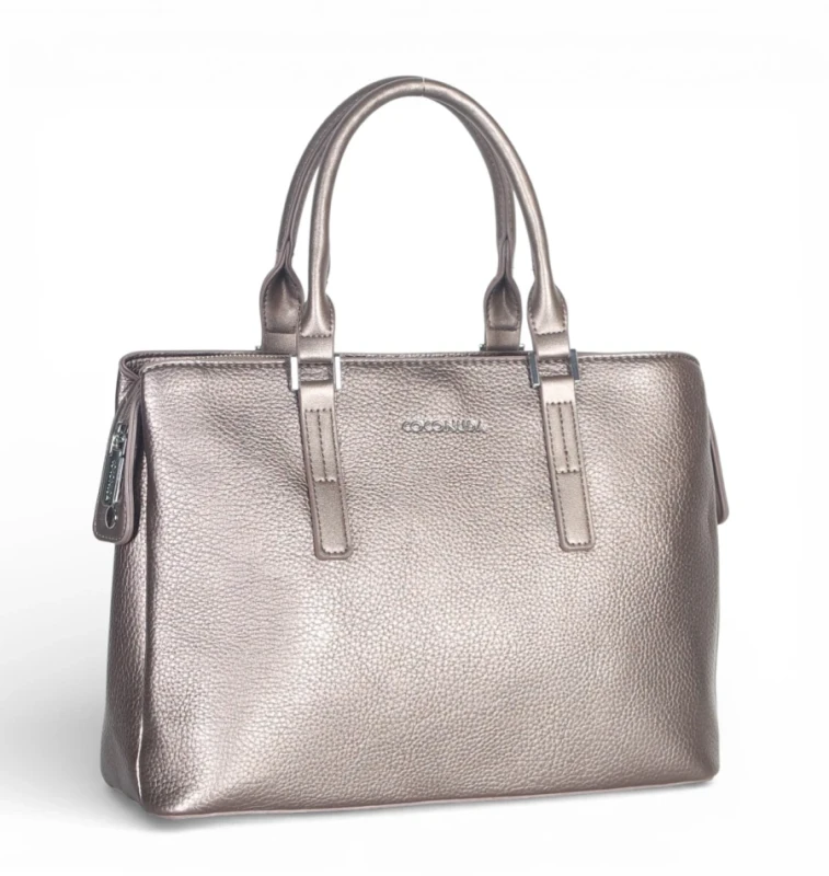 Coconuda Italy – elegancka torebka kuferek damski A4 skóra ekologiczna aktówka biznesowa