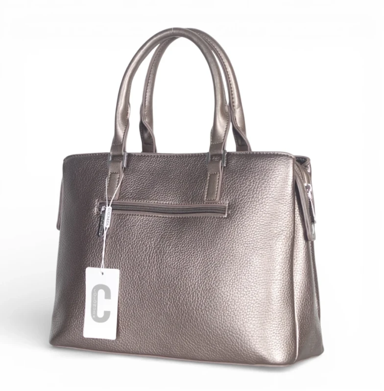 Coconuda Italy – elegancka torebka kuferek damski A4 skóra ekologiczna aktówka biznesowa