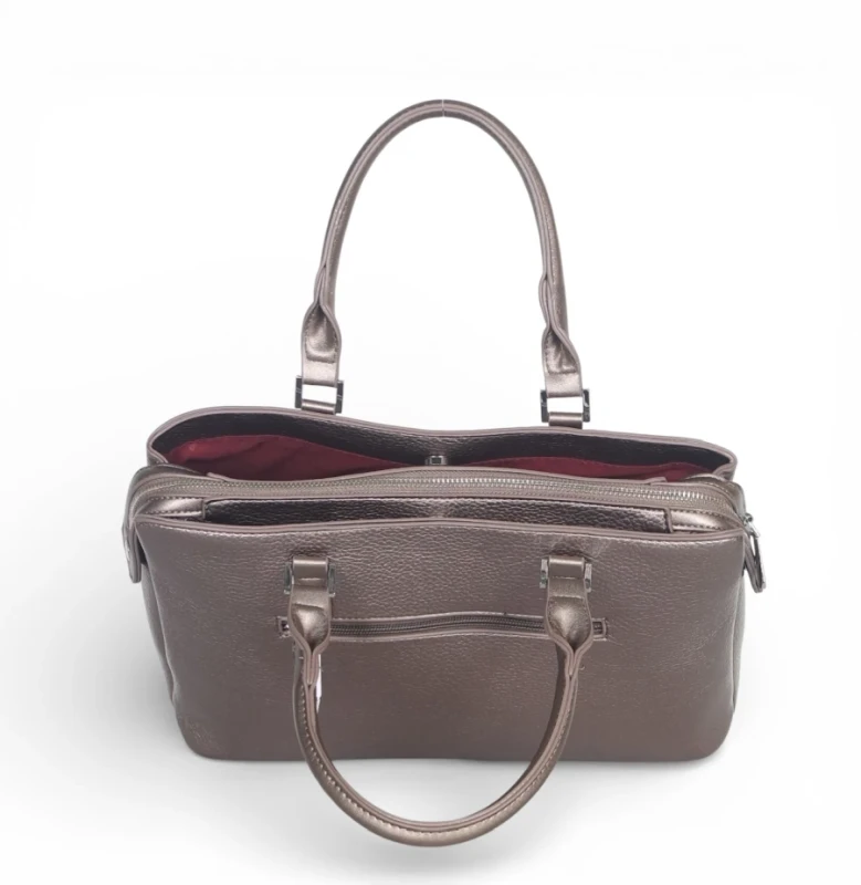 Coconuda Italy – elegancka torebka kuferek damski A4 skóra ekologiczna aktówka biznesowa