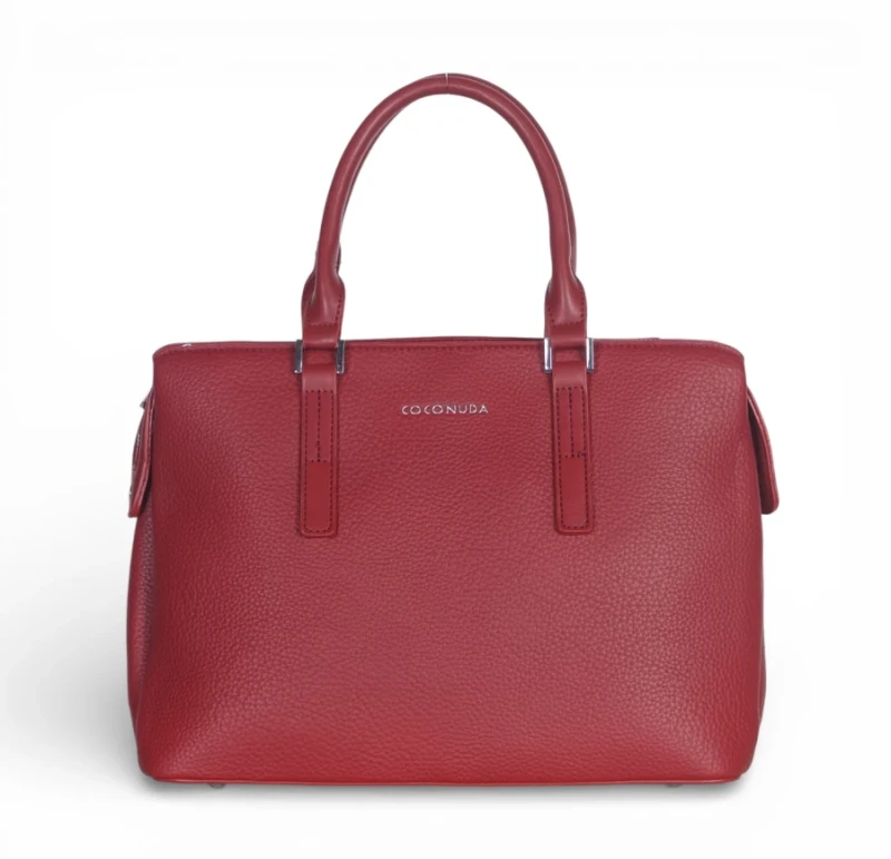 Coconuda Italy – elegancka torebka kuferek damski A4 skóra ekologiczna aktówka biznesowa