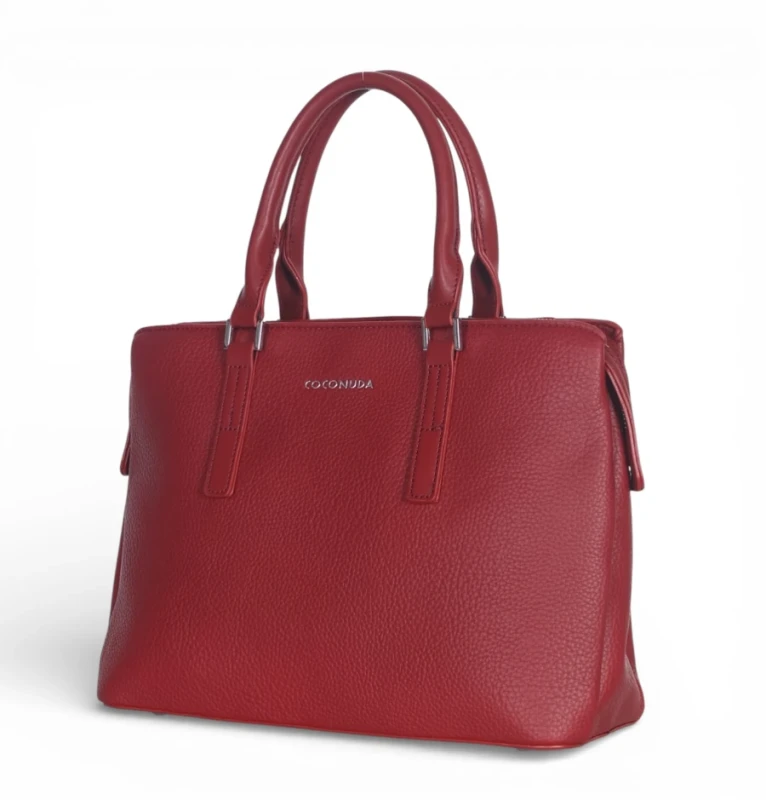 Coconuda Italy – elegancka torebka kuferek damski A4 skóra ekologiczna aktówka biznesowa
