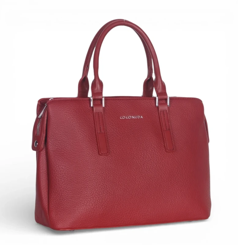 Coconuda Italy – elegancka torebka kuferek damski A4 skóra ekologiczna aktówka biznesowa