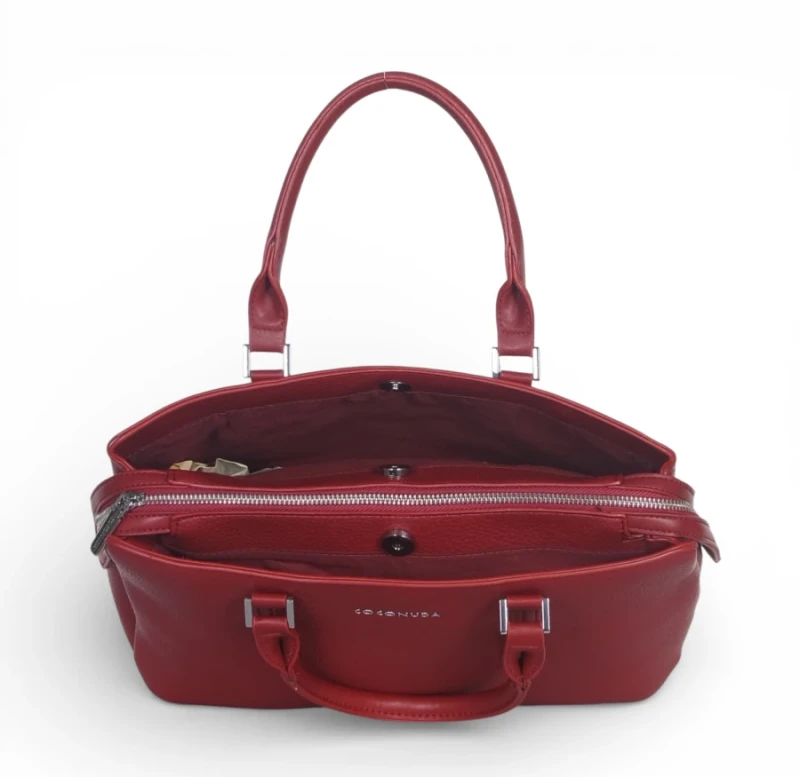 Coconuda Italy – elegancka torebka kuferek damski A4 skóra ekologiczna aktówka biznesowa