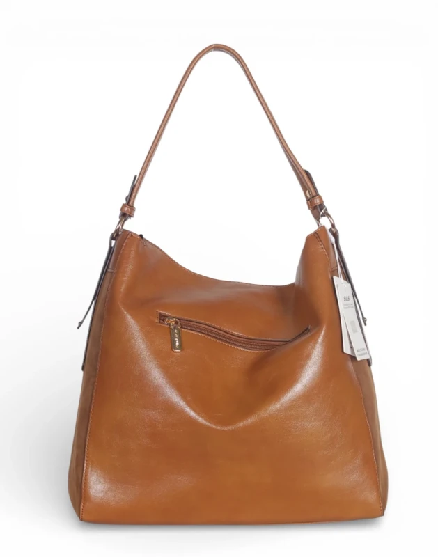 Coconuda Italy – torebka worek damska A4 skóra ekologiczna zamsz elegancka shopper bag