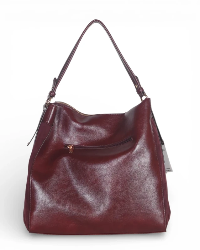 Coconuda Italy – torebka worek damska A4 skóra ekologiczna zamsz elegancka shopper bag