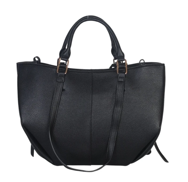Torebka damska shopper bag Gallantry Paris – duża modna torba miejska A4 na ramię z saszetką