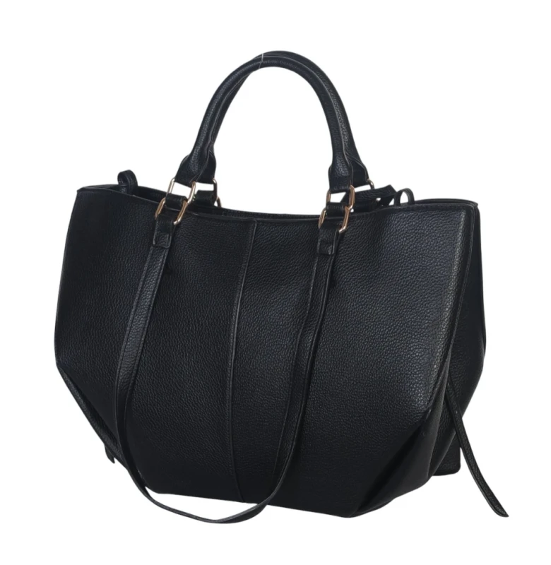 Torebka damska shopper bag Gallantry Paris – duża modna torba miejska A4 na ramię z saszetką