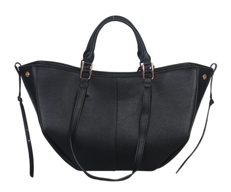 Torebka damska shopper bag Gallantry Paris – duża modna torba miejska A4 na ramię z saszetką