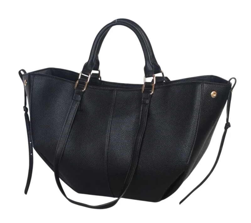 Torebka damska shopper bag Gallantry Paris – duża modna torba miejska A4 na ramię z saszetką