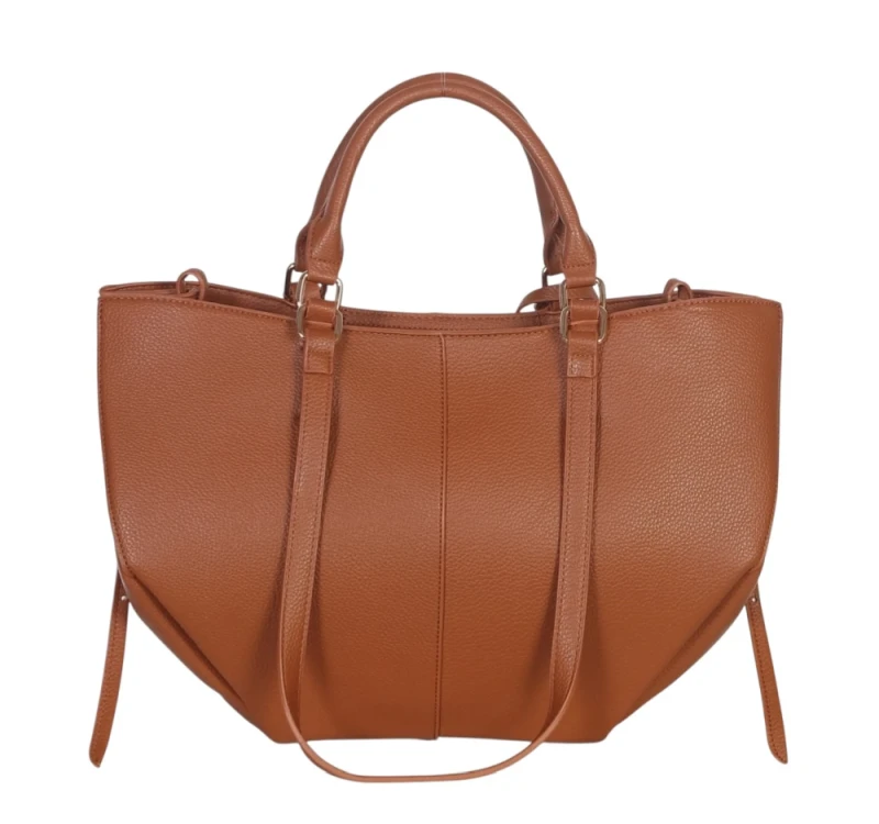 Torebka damska shopper bag Gallantry Paris – duża modna torba miejska A4 na ramię z saszetką