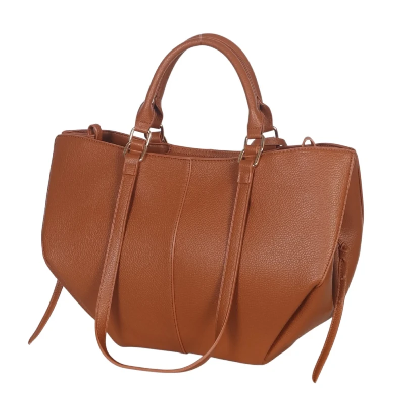 Torebka damska shopper bag Gallantry Paris – duża modna torba miejska A4 na ramię z saszetką