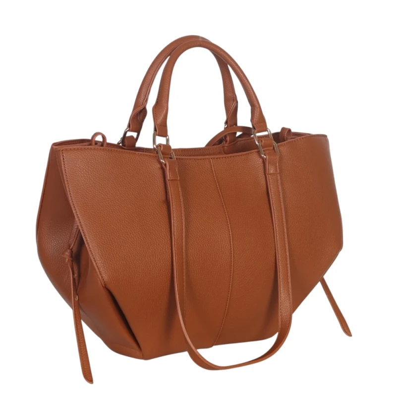 Torebka damska shopper bag Gallantry Paris – duża modna torba miejska A4 na ramię z saszetką
