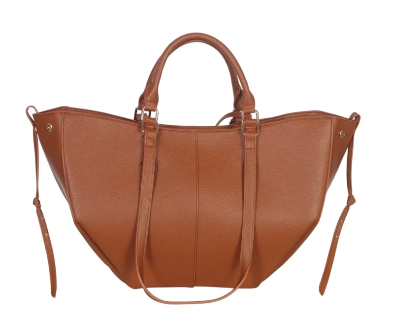 Torebka damska shopper bag Gallantry Paris – duża modna torba miejska A4 na ramię z saszetką
