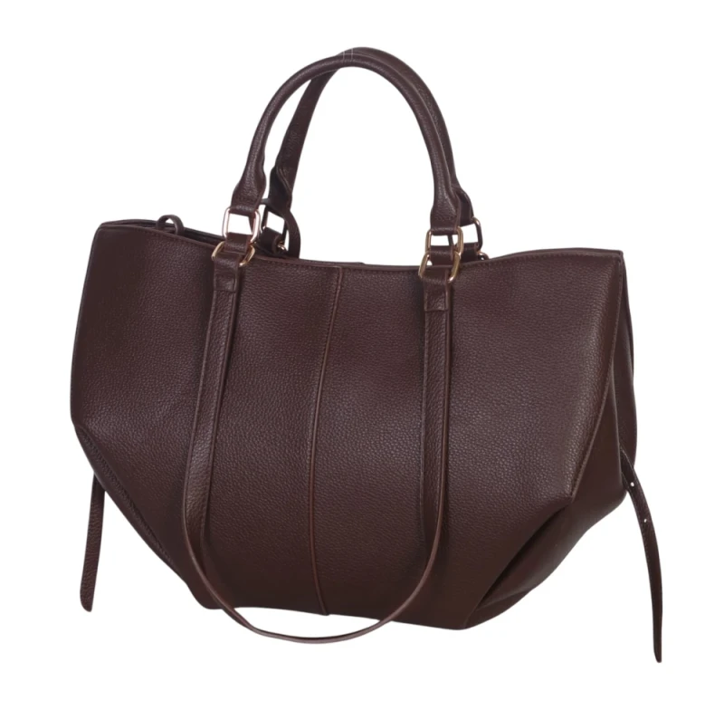 Torebka damska shopper bag Gallantry Paris – duża modna torba miejska A4 na ramię z saszetką