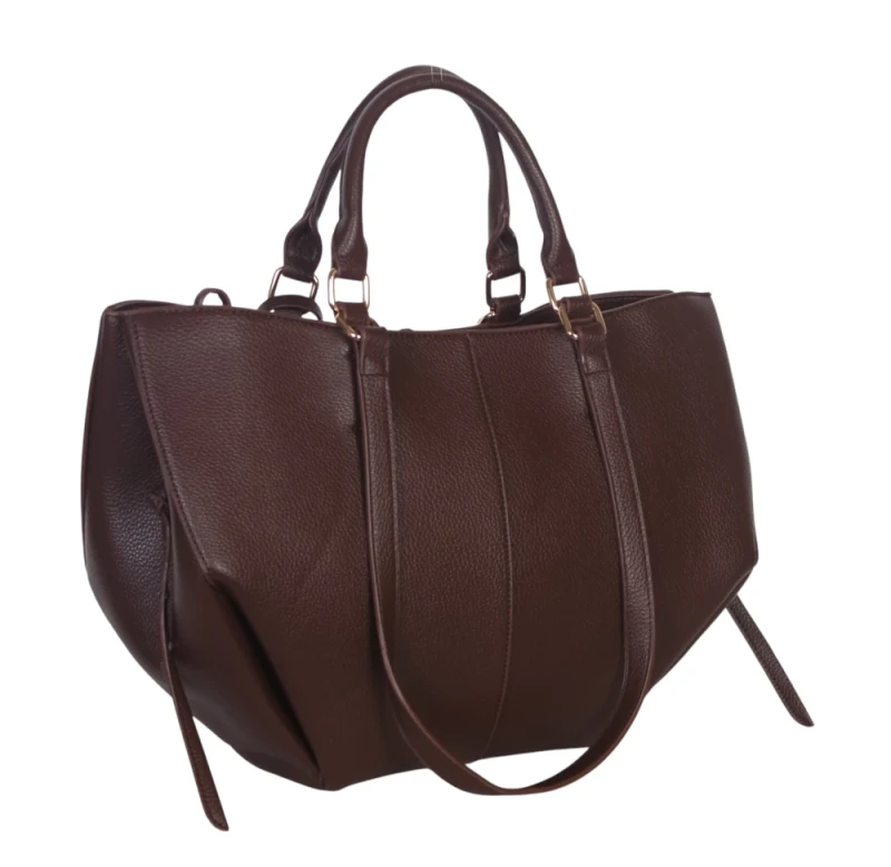 Torebka damska shopper bag Gallantry Paris – duża modna torba miejska A4 na ramię z saszetką