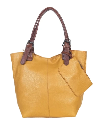 Torebka damska shopper 2w1 Saszetka na pasku 