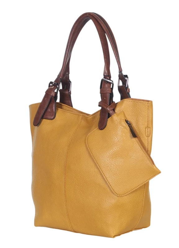 Torebka damska shopper 2w1 Saszetka na pasku