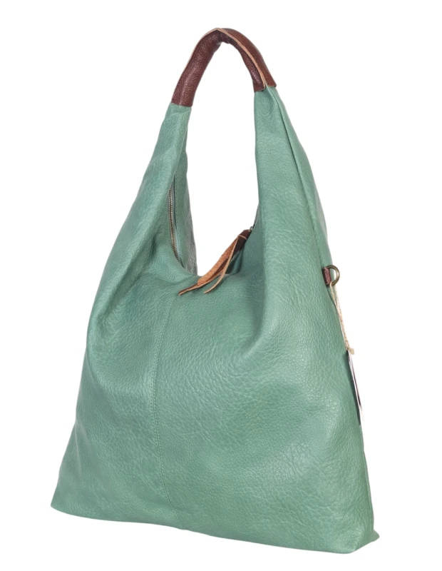 Paolo Bags Italy Duża pakowna torba damska shopper bag XL | Miękka | Worek