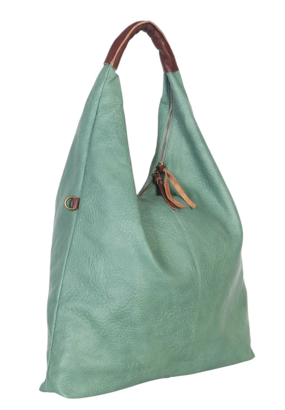 Paolo Bags Italy Duża pakowna torba damska shopper bag XL | Miękka | Worek