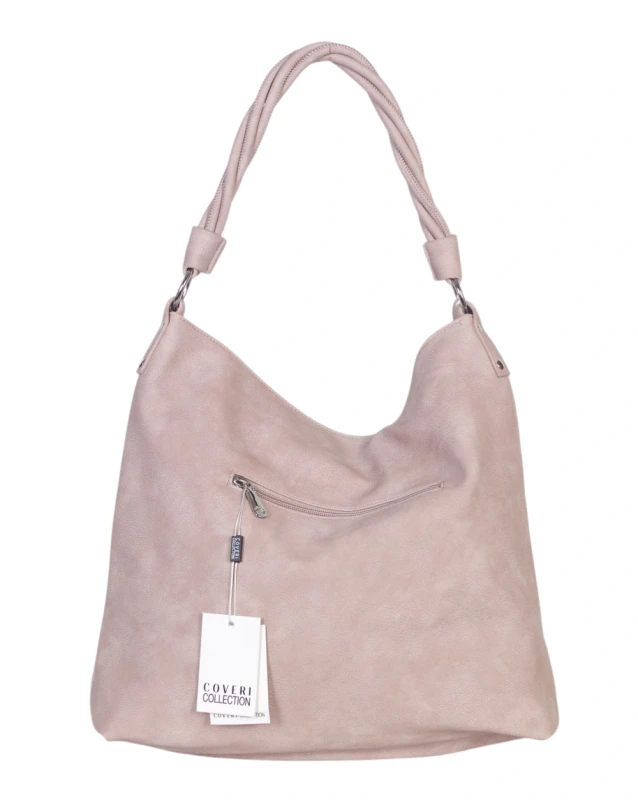 Coveri Italy torebka damska worek z zamszem – z długim paskiem | Wiosna 2026