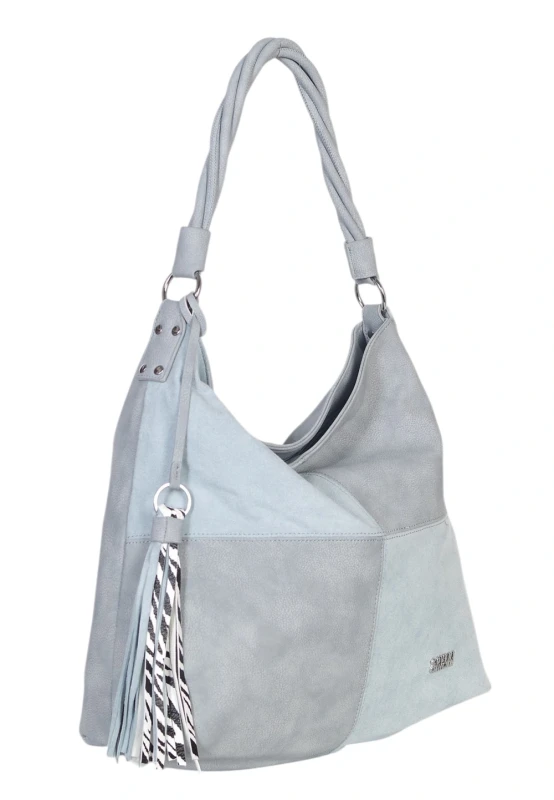 Coveri Italy torebka damska worek z zamszem – z długim paskiem | Wiosna 2026