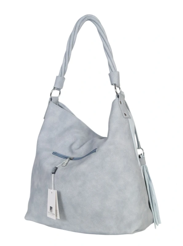 Coveri Italy torebka damska worek z zamszem – z długim paskiem | Wiosna 2026