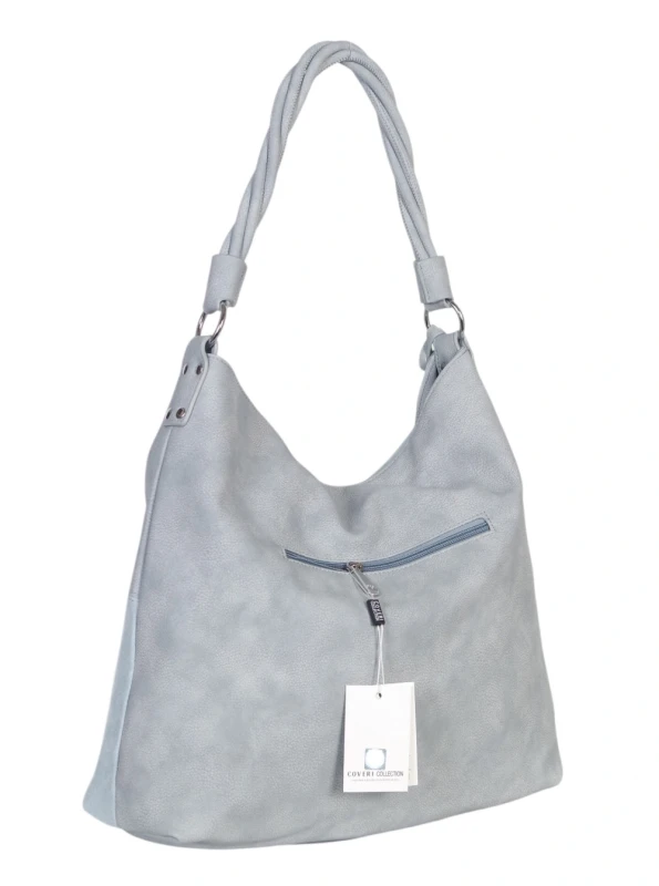 Coveri Italy torebka damska worek z zamszem – z długim paskiem | Wiosna 2026