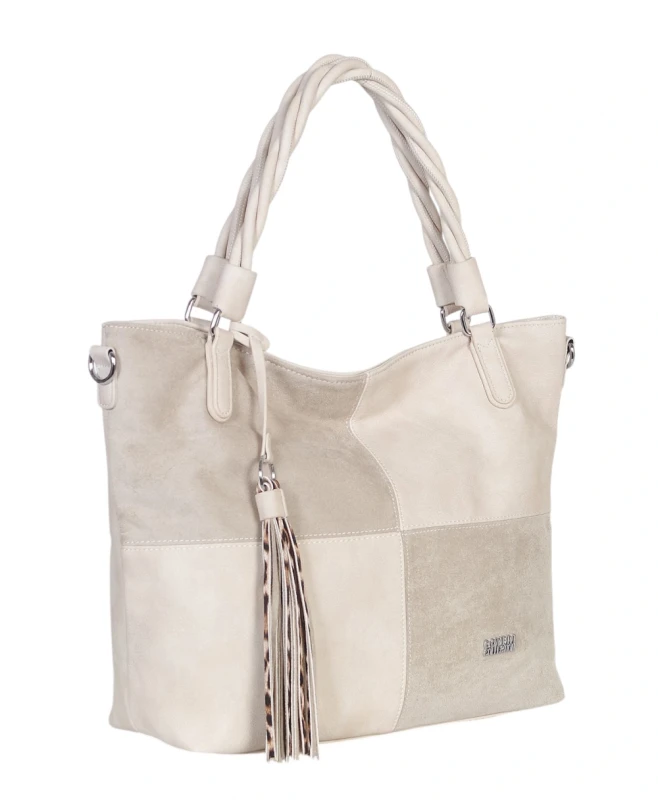 Coveri Italy torebka damska z rączkami i długim paskiem – A4 | Wiosna 2026