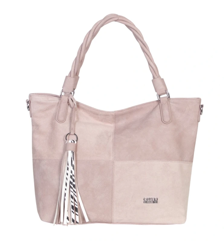 Coveri Italy torebka damska z rączkami i długim paskiem – A4 | Wiosna 2026