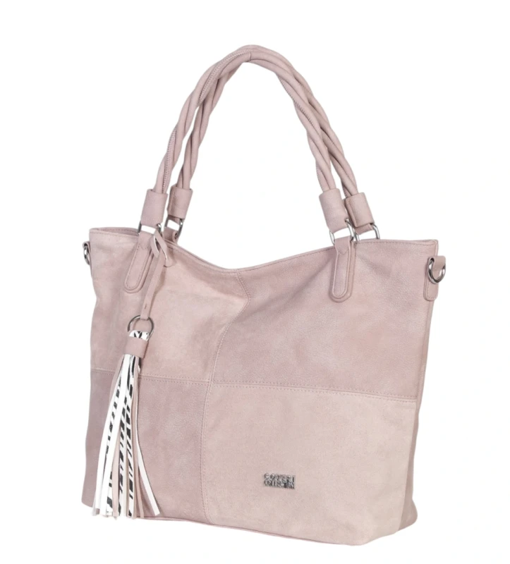 Coveri Italy torebka damska z rączkami i długim paskiem – A4 | Wiosna 2026